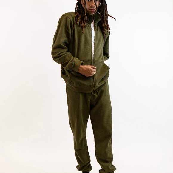 Men's Hemp Zip Fleece Jacket - Picture 3 of 13
